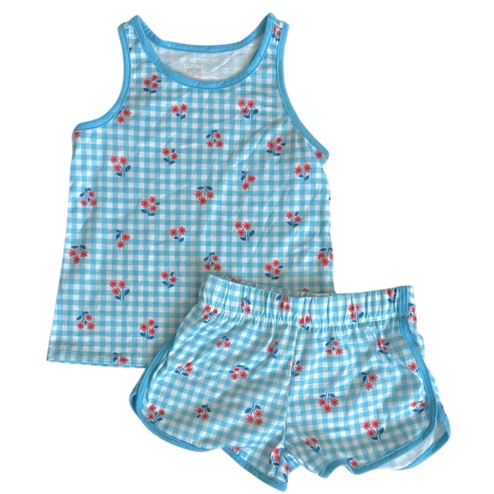 Cat & Jack| Floral Sleepwear Set, S(6/7)